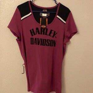 Harley Davidson moisture wicking ladies top